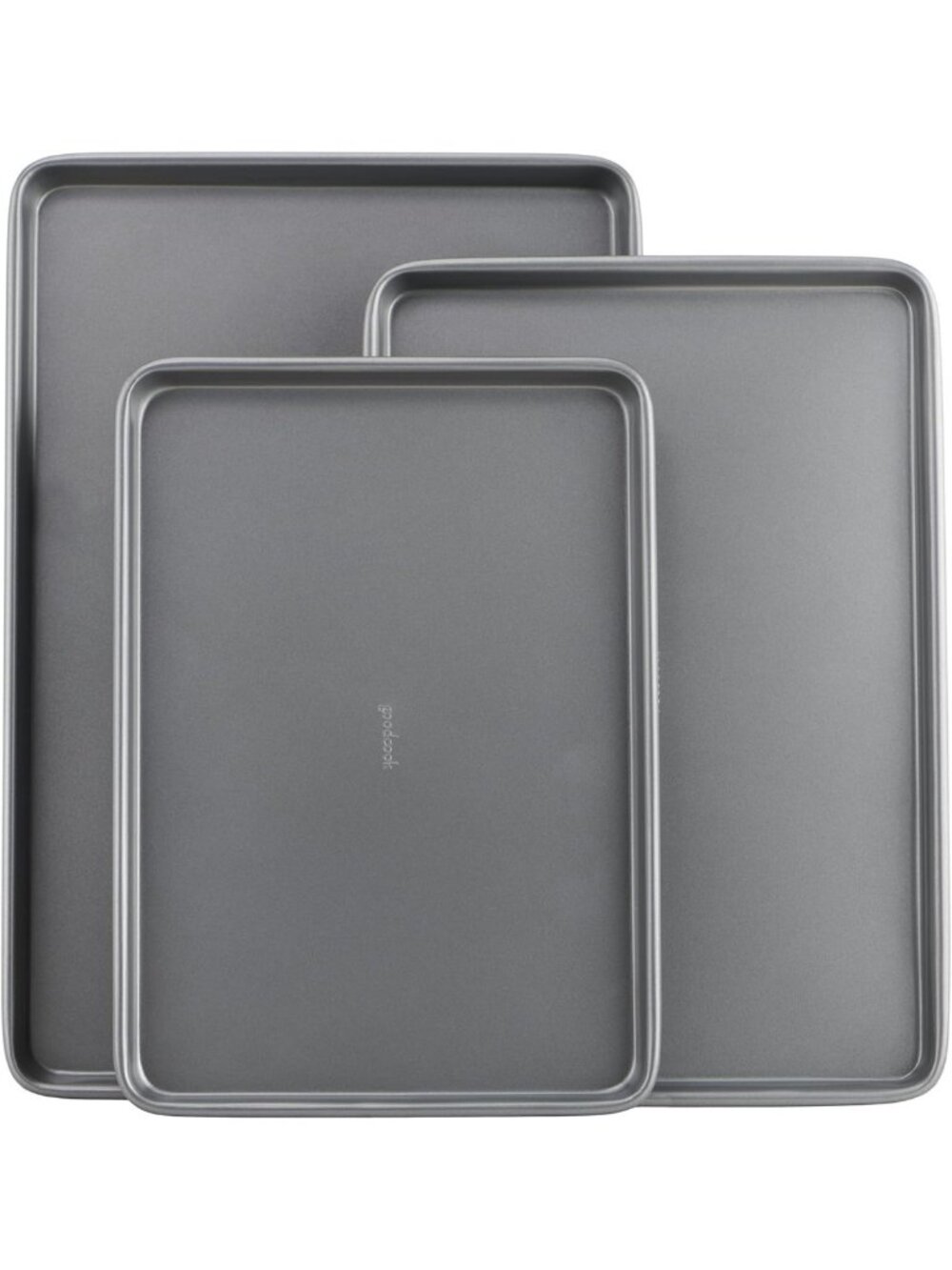 Nonstick Baking Sheet Set - 3 Pack (Small, Medium, Large) Carbon Steel Bakeware